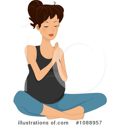 Meditating Clipart #1088957 by BNP Design Studio