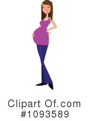 Pregnant Clipart #1093589 by peachidesigns