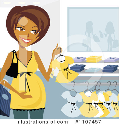 Shopping Clipart #1107457 by Amanda Kate