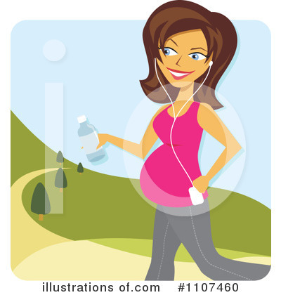 Royalty-Free (RF) Pregnant Clipart Illustration by Amanda Kate - Stock Sample #1107460