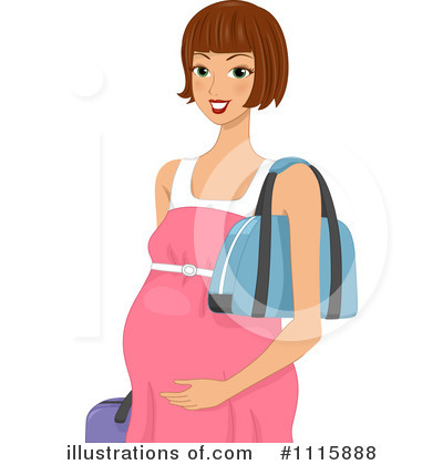 Royalty-Free (RF) Pregnant Clipart Illustration by BNP Design Studio - Stock Sample #1115888