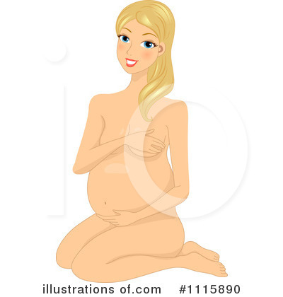 Royalty-Free (RF) Pregnant Clipart Illustration by BNP Design Studio - Stock Sample #1115890