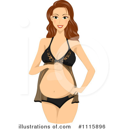 Royalty-Free (RF) Pregnant Clipart Illustration by BNP Design Studio - Stock Sample #1115896