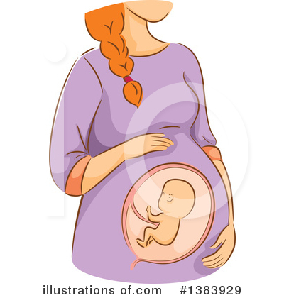 Royalty-Free (RF) Pregnant Clipart Illustration by BNP Design Studio - Stock Sample #1383929