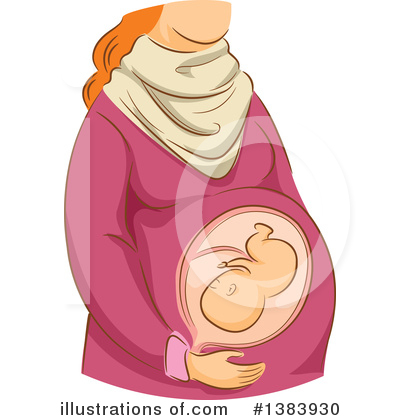 Royalty-Free (RF) Pregnant Clipart Illustration by BNP Design Studio - Stock Sample #1383930