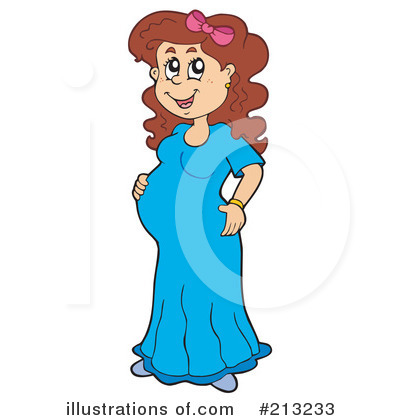 Royalty-Free (RF) Pregnant Clipart Illustration by visekart - Stock Sample #213233