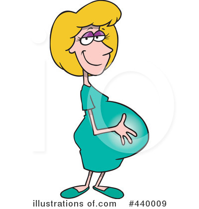 Royalty-Free (RF) Pregnant Clipart Illustration by toonaday - Stock Sample #440009