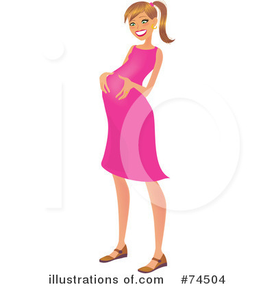 Royalty-Free (RF) Pregnant Clipart Illustration by Monica - Stock Sample #74504