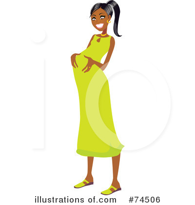 Royalty-Free (RF) Pregnant Clipart Illustration by Monica - Stock Sample #74506