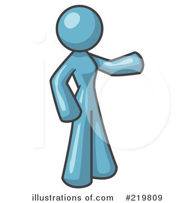 Royalty-Free (RF) Presenting Clipart Illustration by Leo Blanchette - Stock Sample #219809