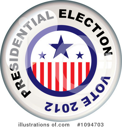 Royalty-Free (RF) Presidential Election Clipart Illustration by michaeltravers - Stock Sample #1094703
