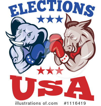Presidential Elections Clipart #1116419 by patrimonio