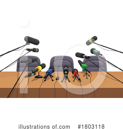 Royalty-Free (RF) Press Conference Clipart Illustration by Vector Tradition SM - Stock Sample #1803118