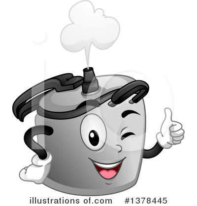 Royalty-Free (RF) Pressure Cooker Clipart Illustration by BNP Design Studio - Stock Sample #1378445
