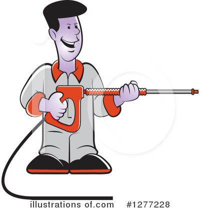 Pressure Washer Clipart #1277228 by Lal Perera