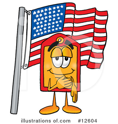 Royalty-Free (RF) Price Tag Character Clipart Illustration by Mascot Junction - Stock Sample #12604