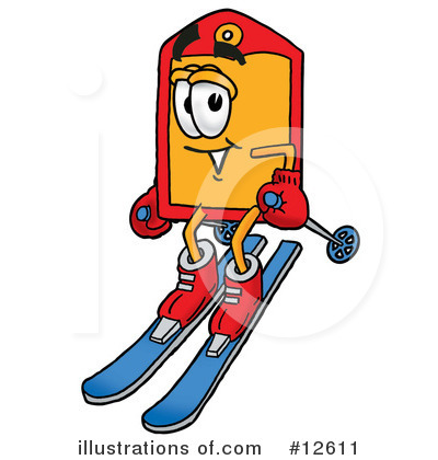 Royalty-Free (RF) Price Tag Character Clipart Illustration by Mascot Junction - Stock Sample #12611
