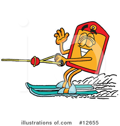 Royalty-Free (RF) Price Tag Character Clipart Illustration by Mascot Junction - Stock Sample #12655