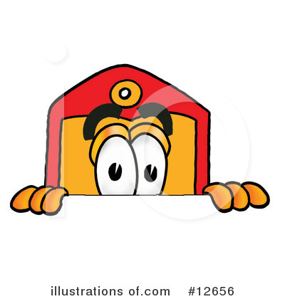Royalty-Free (RF) Price Tag Character Clipart Illustration by Mascot Junction - Stock Sample #12656