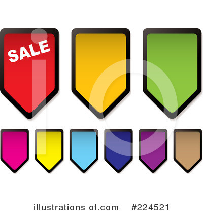 Royalty-Free (RF) Price Tag Clipart Illustration by michaeltravers - Stock Sample #224521