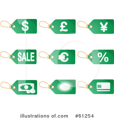 Royalty-Free (RF) Price Tag Clipart Illustration by Kheng Guan Toh - Stock Sample #61254