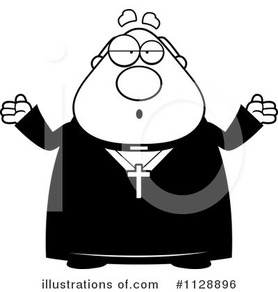 Royalty-Free (RF) Priest Clipart Illustration by Cory Thoman - Stock Sample #1128896