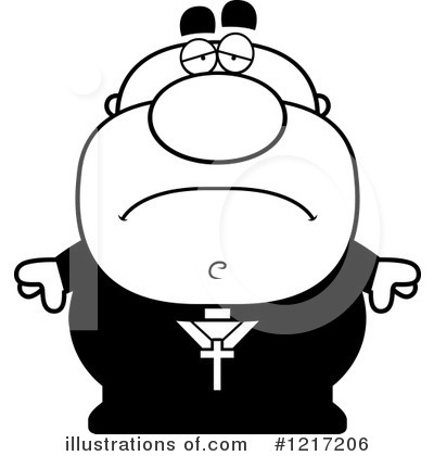 Royalty-Free (RF) Priest Clipart Illustration by Cory Thoman - Stock Sample #1217206