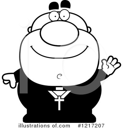 Royalty-Free (RF) Priest Clipart Illustration by Cory Thoman - Stock Sample #1217207