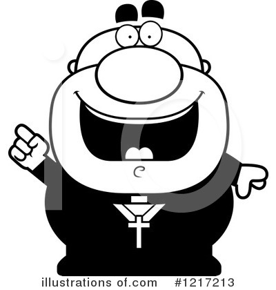 Royalty-Free (RF) Priest Clipart Illustration by Cory Thoman - Stock Sample #1217213