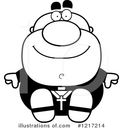 Royalty-Free (RF) Priest Clipart Illustration by Cory Thoman - Stock Sample #1217214
