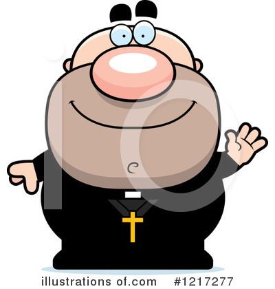 Royalty-Free (RF) Priest Clipart Illustration by Cory Thoman - Stock Sample #1217277