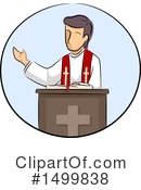 Priest Clipart #1499838 by BNP Design Studio