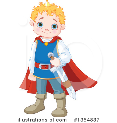 Royalty-Free (RF) Prince Clipart Illustration by Pushkin - Stock Sample #1354837