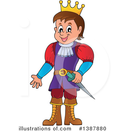 Royalty-Free (RF) Prince Clipart Illustration by visekart - Stock Sample #1387880