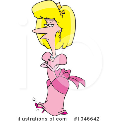Royalty-Free (RF) Princess Clipart Illustration by toonaday - Stock Sample #1046642