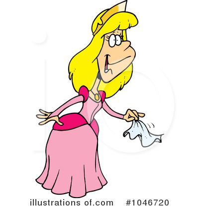 Royalty-Free (RF) Princess Clipart Illustration by toonaday - Stock Sample #1046720
