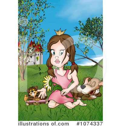 Royalty-Free (RF) Princess Clipart Illustration by dero - Stock Sample #1074337