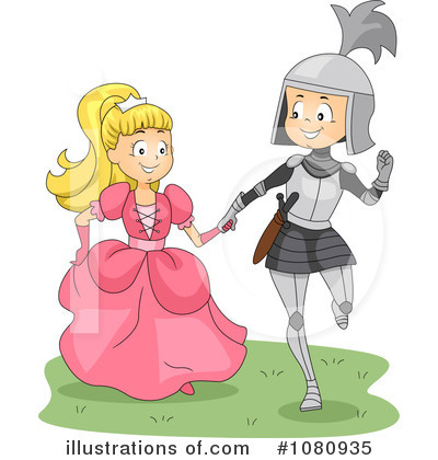 Royalty-Free (RF) Princess Clipart Illustration by BNP Design Studio - Stock Sample #1080935