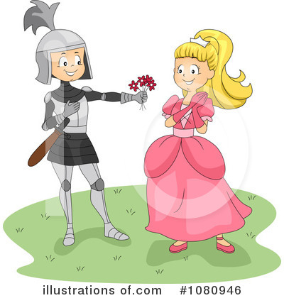 Royalty-Free (RF) Princess Clipart Illustration by BNP Design Studio - Stock Sample #1080946