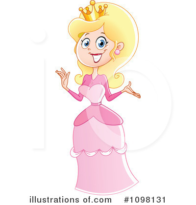 Royalty-Free (RF) Princess Clipart Illustration by yayayoyo - Stock Sample #1098131