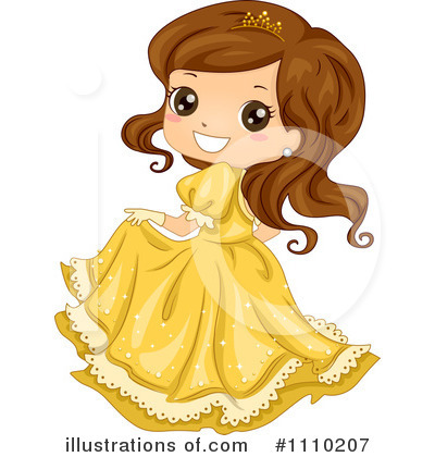 Royalty-Free (RF) Princess Clipart Illustration by BNP Design Studio - Stock Sample #1110207