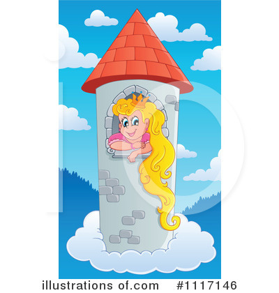 Royalty-Free (RF) Princess Clipart Illustration by visekart - Stock Sample #1117146