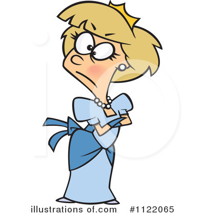 Royalty-Free (RF) Princess Clipart Illustration by toonaday - Stock Sample #1122065