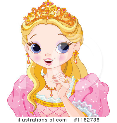 Royalty-Free (RF) Princess Clipart Illustration by Pushkin - Stock Sample #1182736