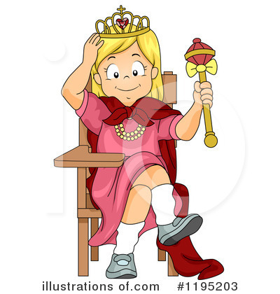 Royalty-Free (RF) Princess Clipart Illustration by BNP Design Studio - Stock Sample #1195203