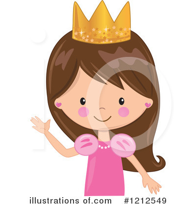 Royalty-Free (RF) Princess Clipart Illustration by peachidesigns - Stock Sample #1212549
