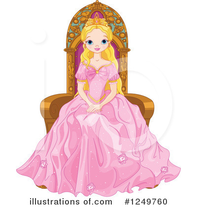 Royalty-Free (RF) Princess Clipart Illustration by Pushkin - Stock Sample #1249760