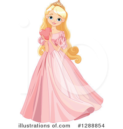 Royalty-Free (RF) Princess Clipart Illustration by Pushkin - Stock Sample #1288854