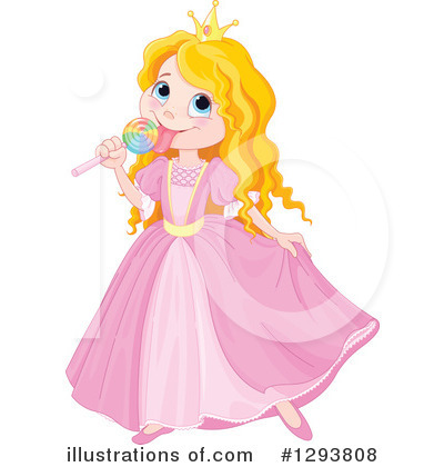 Royalty-Free (RF) Princess Clipart Illustration by Pushkin - Stock Sample #1293808
