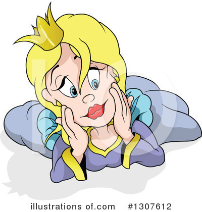 Royalty-Free (RF) Princess Clipart Illustration by dero - Stock Sample #1307612